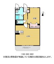 カメリア咲田の間取り画像