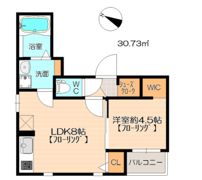パームヴィラ 笹原Ⅰの間取り画像
