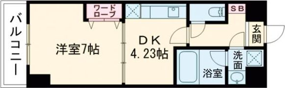 エンゼルプラザeastIIの間取り画像