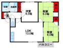 プランティ嵐山A棟の間取り画像
