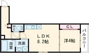 TIO岸和田の間取り画像