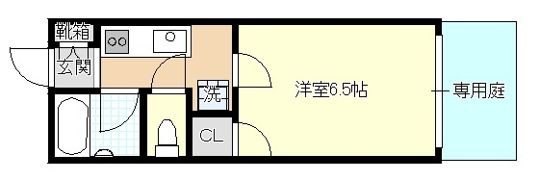 エステート羽倉崎の間取り画像