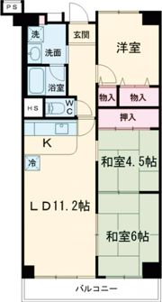 サニータウン羽倉崎の間取り画像