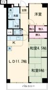 サニータウン羽倉崎の間取り画像