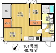 レガレスト大橋の間取り画像