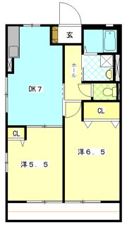 エバーグリーンの間取り画像