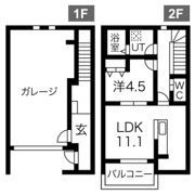 Y．K Garage湘南大和の間取り画像