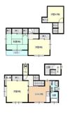 上日出谷戸建貸家の間取り画像