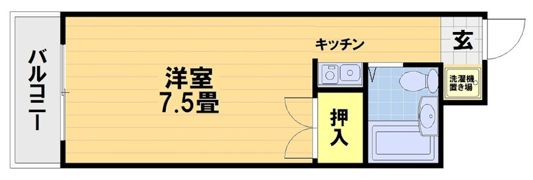 ドミール大文字の間取り画像