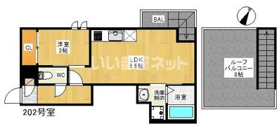 Grandtic Park side大橋の間取り画像