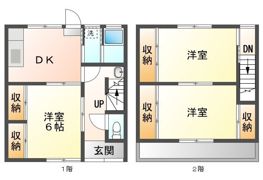 今泉メゾネットの間取り画像