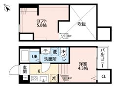 La flore（ラ フロール）の間取り画像