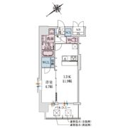 スプランディッド堺東Ⅲの間取り画像