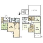 筒針町上川田戸建の間取り画像