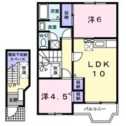 シェークル21Bの間取り画像