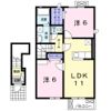 ハイマウント Four Bの間取り画像
