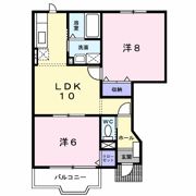 サンリット大道Bの間取り画像