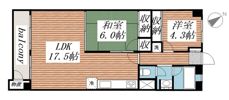 海神コーポの間取り画像