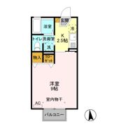 セジュール藤 Eの間取り画像