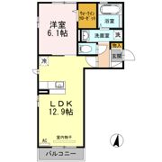 アンソレイエの間取り画像