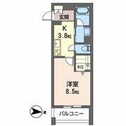 ルーエレジデンツ三日市の間取り画像