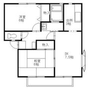 サンプレイスジョウナンAの間取り画像