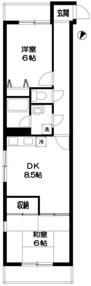 ドミール川越の間取り画像