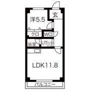リトルアイランド細米の間取り画像