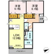 セジュールメグⅢの間取り画像