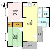ヴェルエスト鹿沼 Bの間取り画像