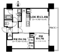 THE YOKOHAMA FRONT TOWERの間取り画像