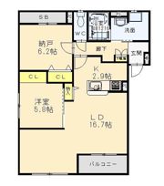 エスポワールの間取り画像