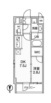 ALTERNA住吉の間取り画像