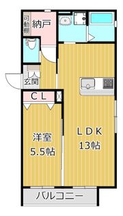 AGRUMES LE SECONDの間取り画像