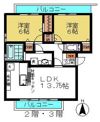 ベルテの間取り画像