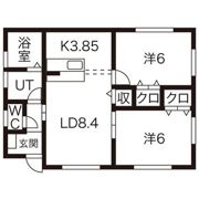 花祥Cの間取り画像