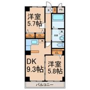 クレセール松岡2の間取り画像