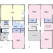 苅外山貸家の間取り画像