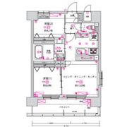 スプランディッド名駅NORTHの間取り画像
