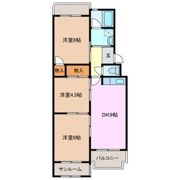 臼井マンションの間取り画像