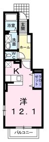 プリムヴェール ジャルダンの間取り画像