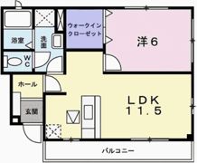 カルムメゾンの間取り画像
