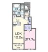 草深アパートⅣの間取り画像