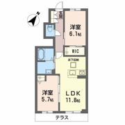 シャーメゾン瀬戸の間取り画像