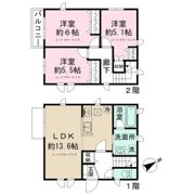 給田1丁目戸建の間取り画像