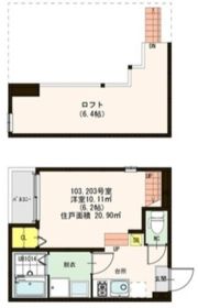 ハーモニーテラス板付Ⅱの間取り画像