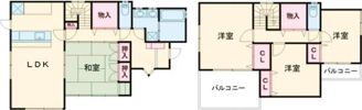 矢野南5丁目戸建の間取り画像