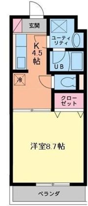 プリマピエースIの間取り画像