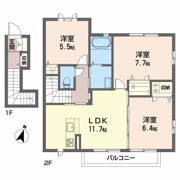シャーメゾン幸の間取り画像