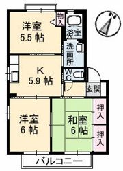 リムステイ ミキ A棟の間取り画像